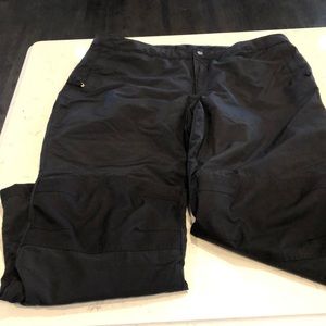 Lands End black snow ski insulated pants